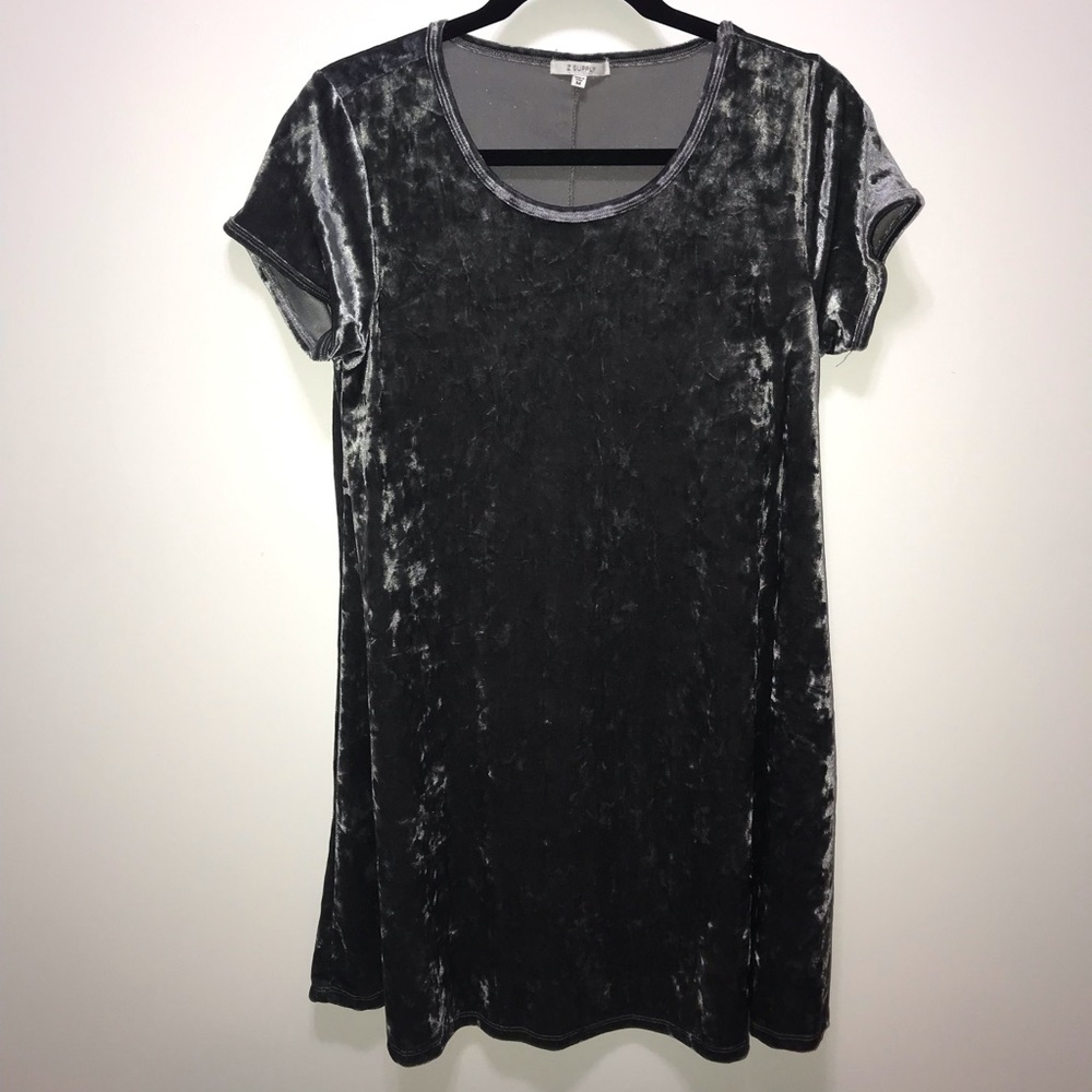 NEW Z Supply Crushed Velvet Swing Dress